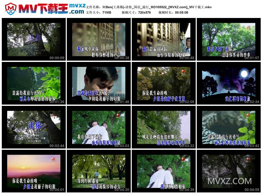 阿Ben(王禹锡)-读你_国语_流行_MD105522